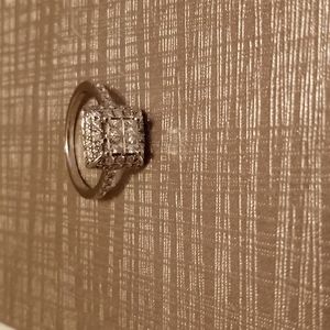 14k white gold 1 carat diamond ring